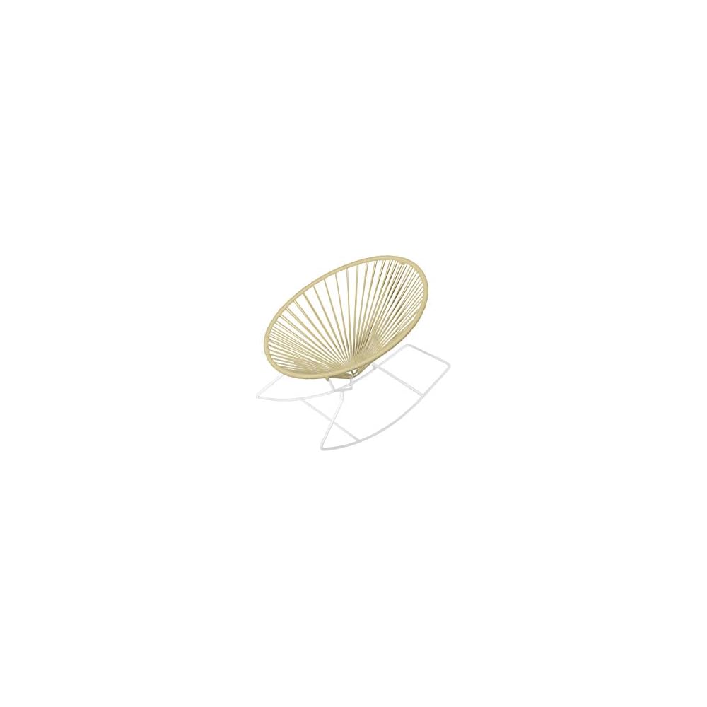 Innit Designs 04-02-27 Innit Rocker, Ivory On White
