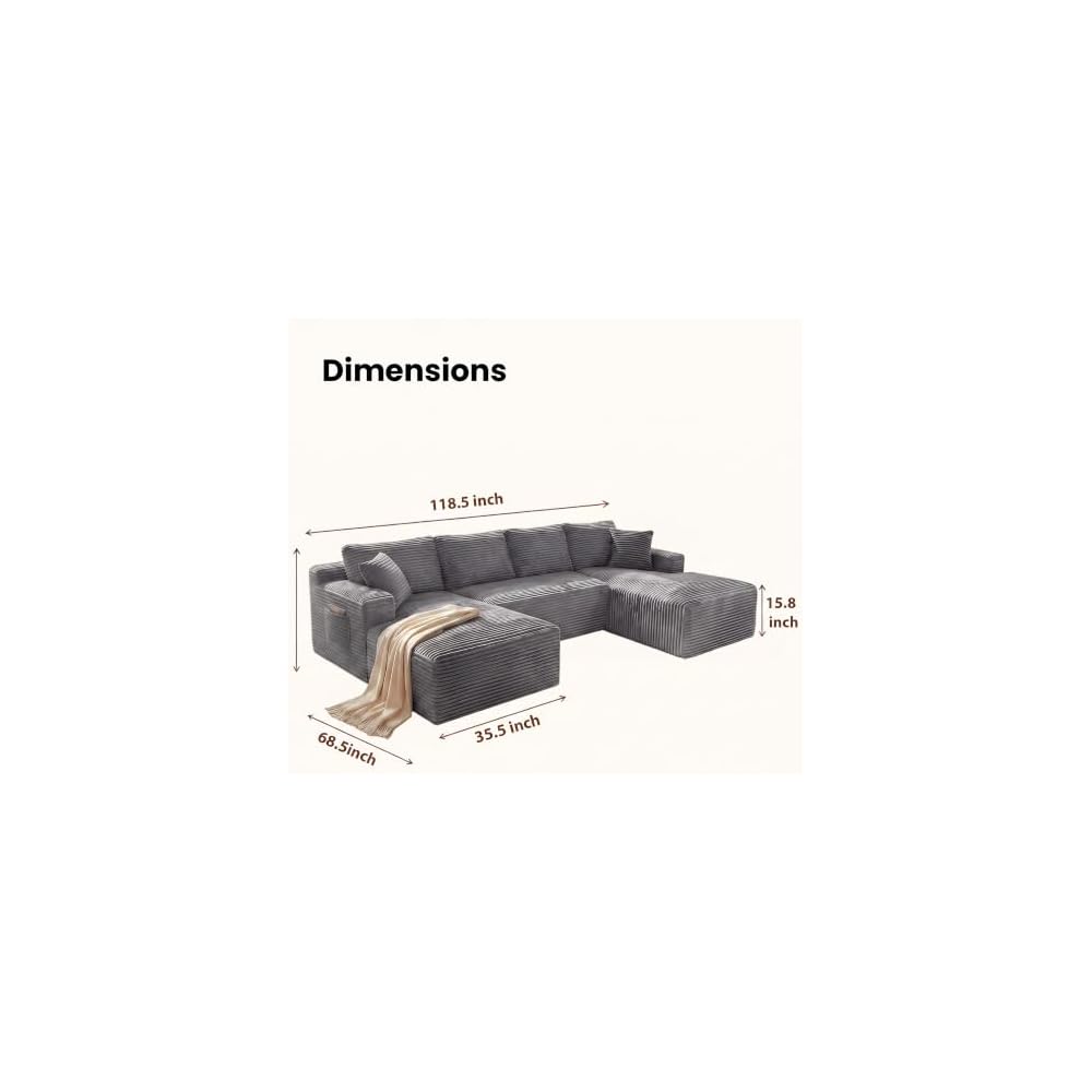 Boneless Couch Modular Sectional Sofa Cloud Couch