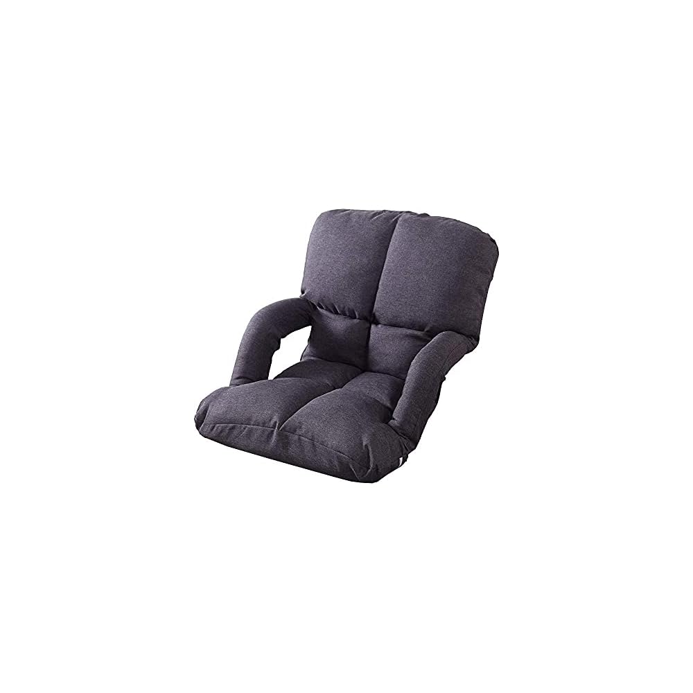 Renovation House Chairs Lounge Chair Lazy Couch and Foldable Chair with Armrests Balcony Bay Window Recliner Easy to Carry Durable (Color : Dark brown)