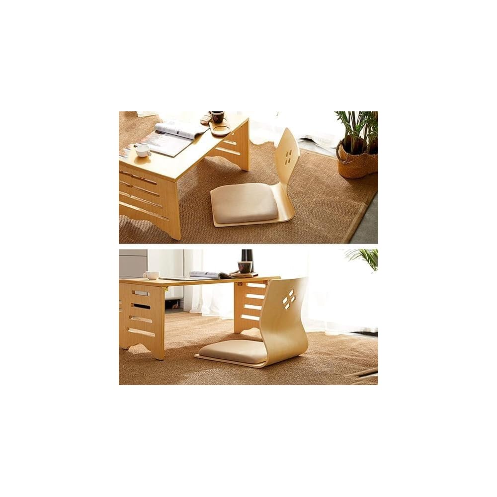Chairs Chairs Living Room Chair Japanese Legless Chair Wooden Meditation Floor Chair Bay Window Backrest Chair Lazy Chair Cushion Floor Chair Lazy Sofa (Color : A1)