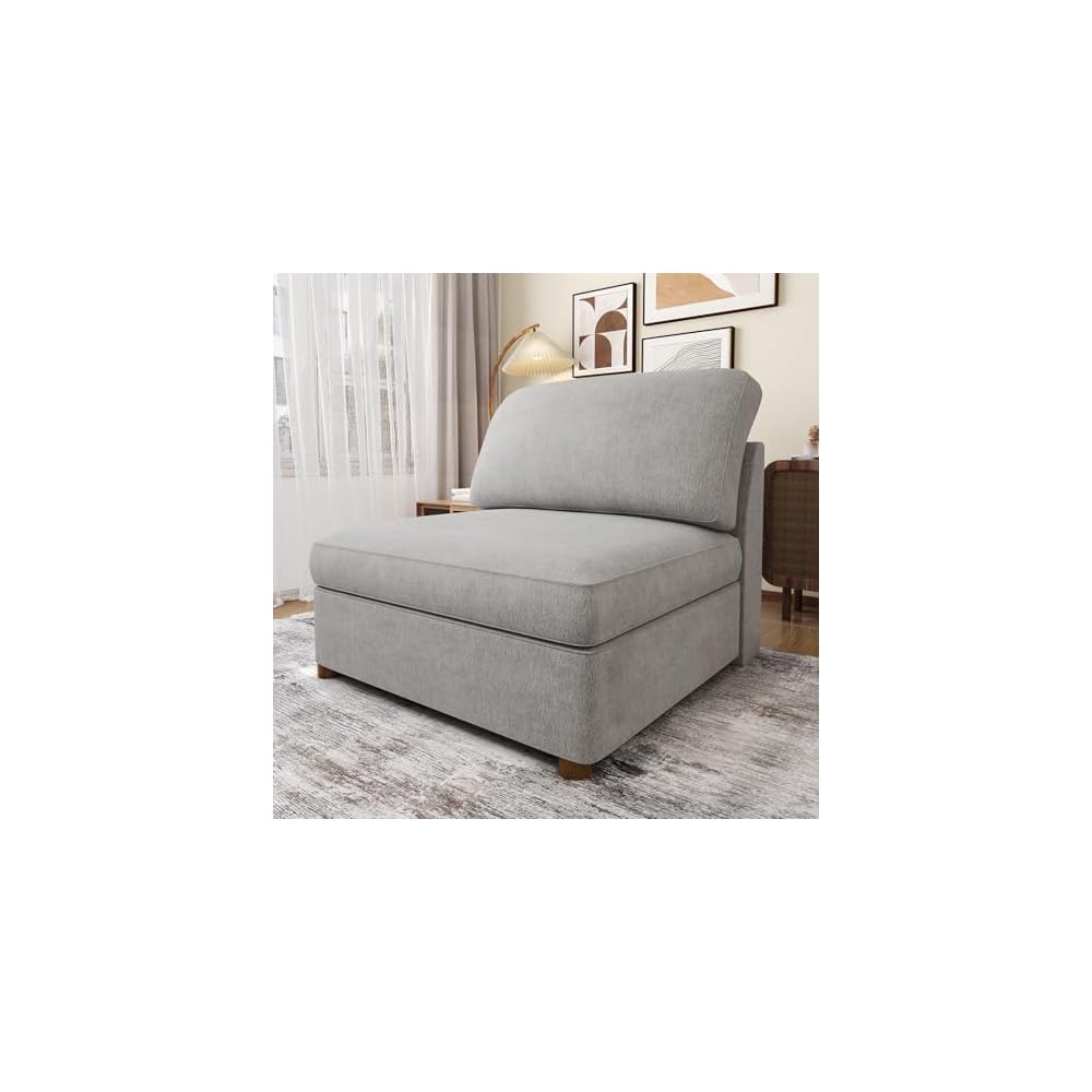 EASE MOOSE Middle Module for Chenille Modular Sectional Couch