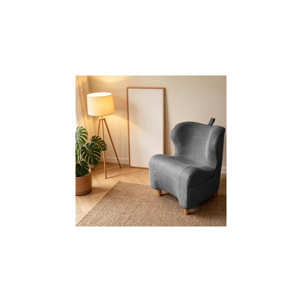Modern Accent Chair Ergonomic Seating for Living Room Bedroom Apartment