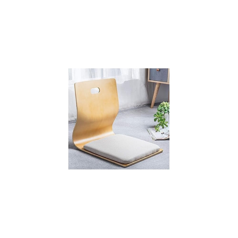 Chairs Chairs Living Room Chair Japanese Legless Chair Wooden Meditation Floor Chair Bay Window Backrest Chair Lazy Chair Cushion Floor Chair Lazy Sofa (Color : A1)