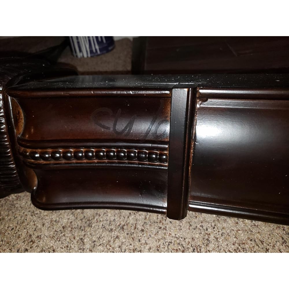 Furniture of America Lexington Low-Poster Bed, Eastern King, Cherry
