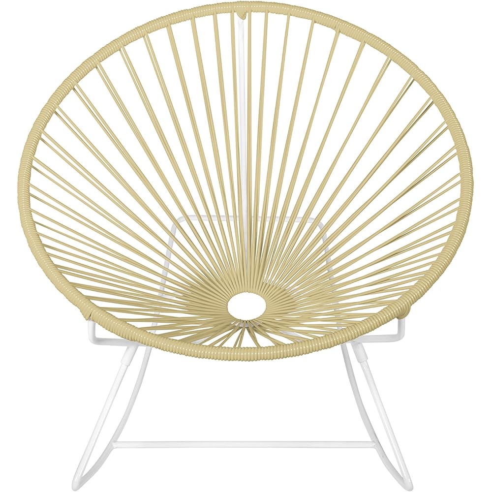 Innit Designs 04-02-27 Innit Rocker, Ivory On White