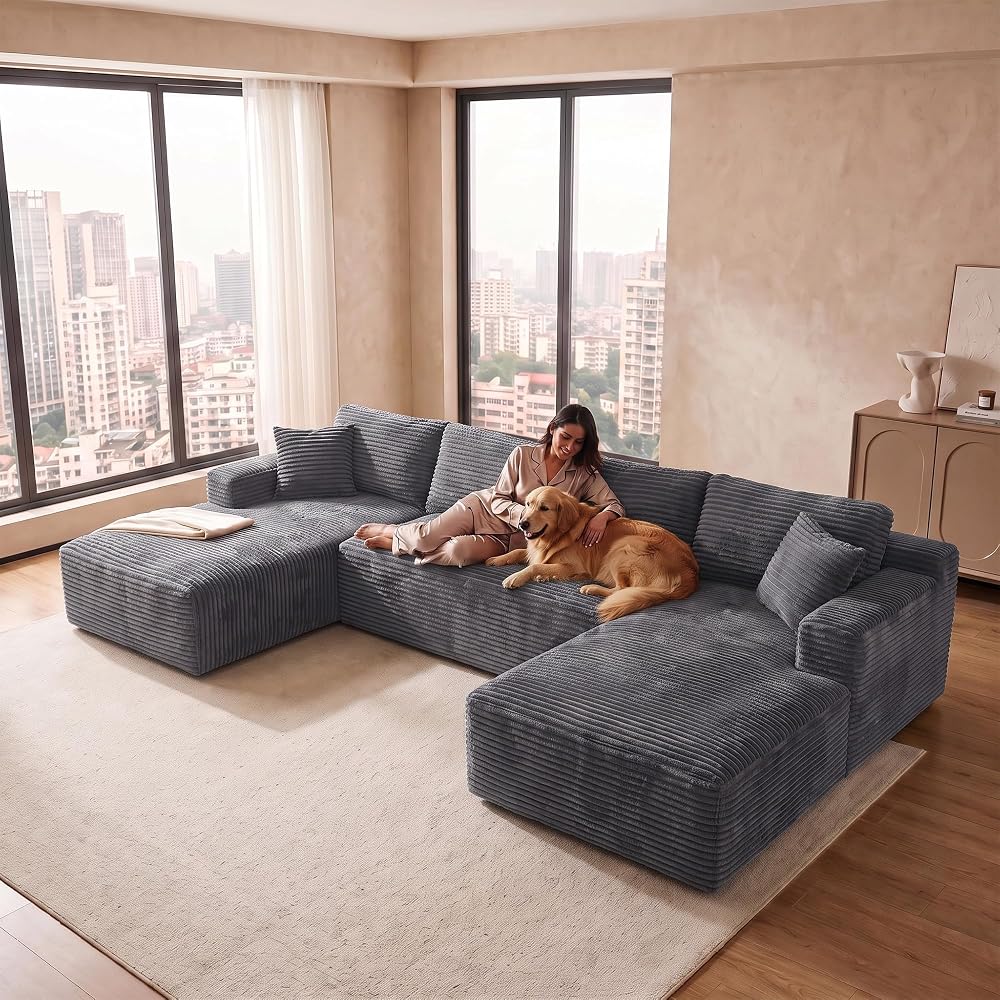 Boneless Couch Modular Sectional Sofa Cloud Couch