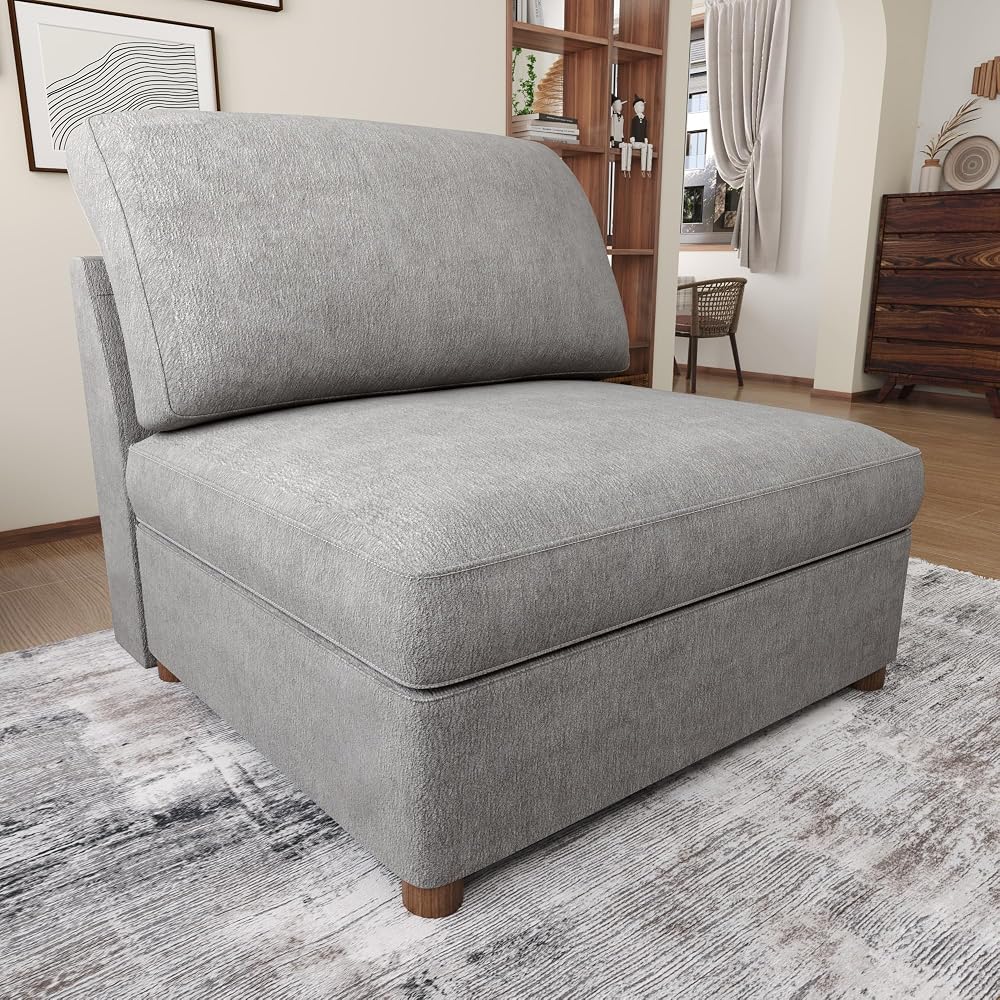 EASE MOOSE Middle Module for Chenille Modular Sectional Couch